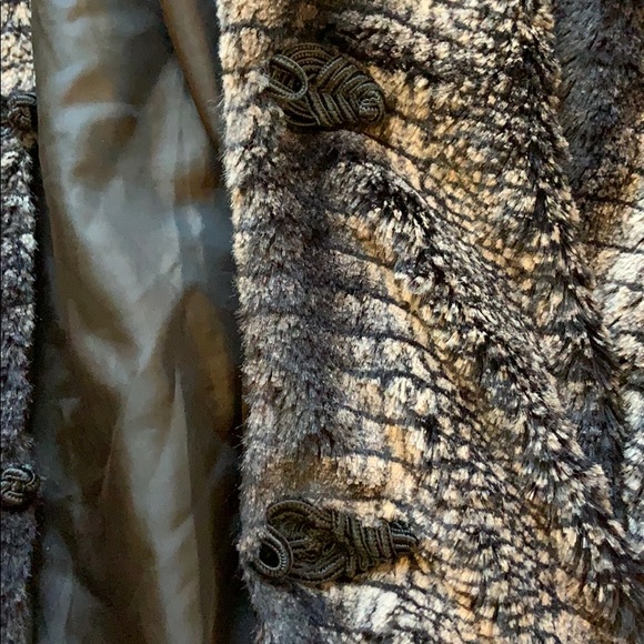 Animal print faux fur cardigan - Picture 2 of 4